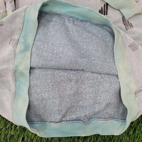 Vintage 80s MOD Terry Sweatshirt Womens XL 23x27 Sun-Faded - Picture 8 of 14
